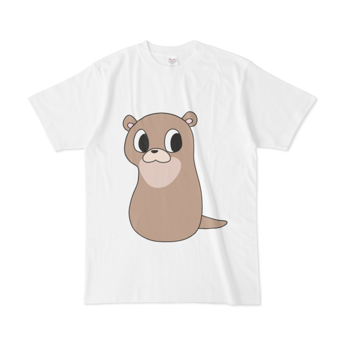 カワウッソのTシャツ - L - 白