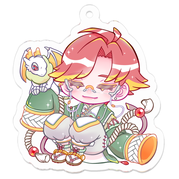 アクリルキーホルダー - 50 x 50 (mm)