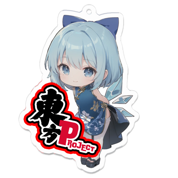 アクリルキーホルダー - 70 x 70 (mm)