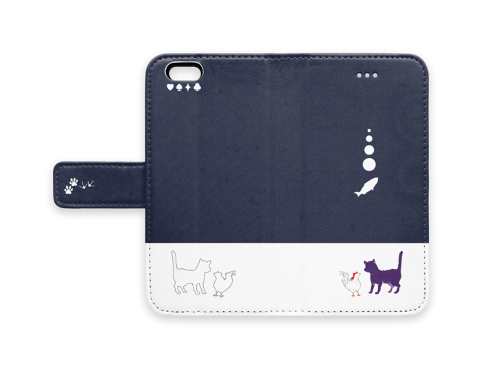 手帳型iPhoneケース - iPhone6 - ストラップ穴 なし