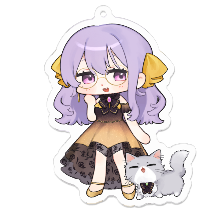 アクリルキーホルダー - 70 x 70 (mm)