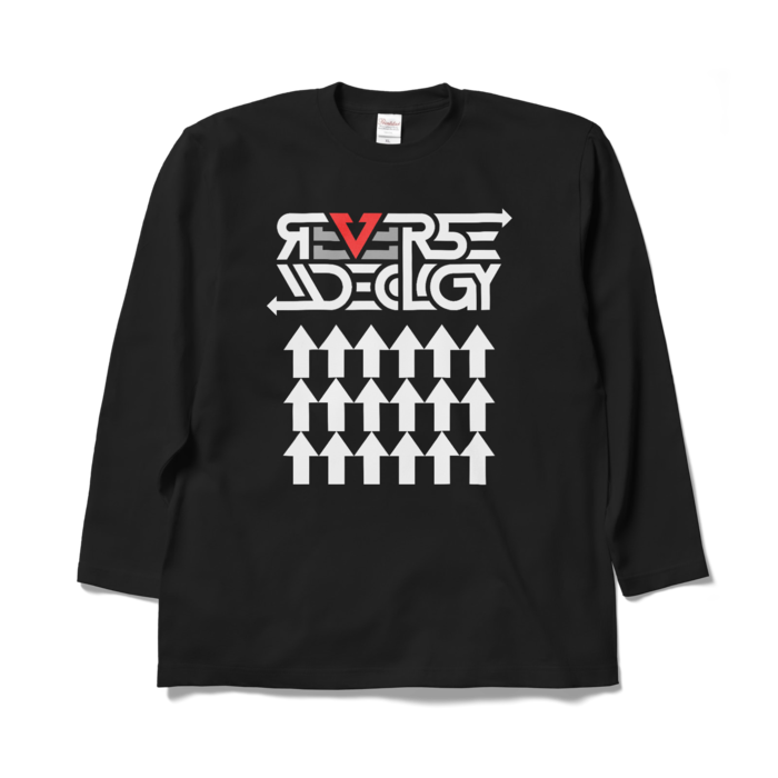 ロングスリーブTシャツ - XL - ブラック