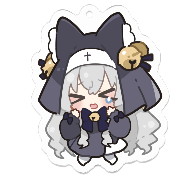 アクリルキーホルダー - 50 x 50 (mm)