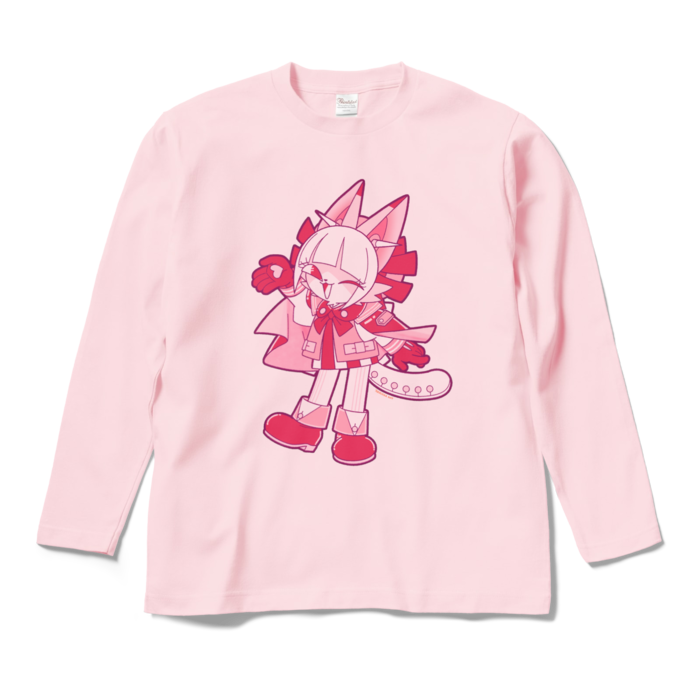 ロングスリーブTシャツ - M - ライトピンク