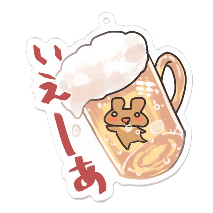 アクリルキーホルダー - 70 x 70 (mm)
