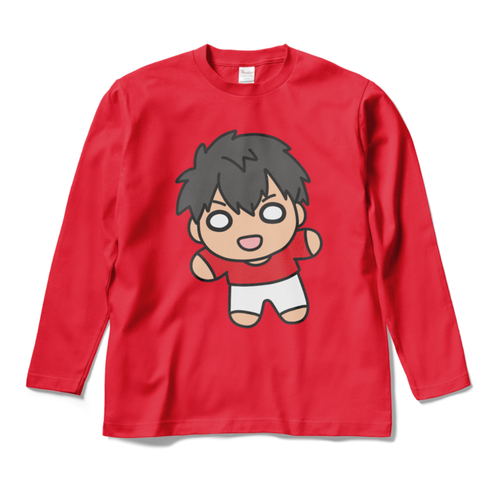 ロングスリーブTシャツ - M - レッド