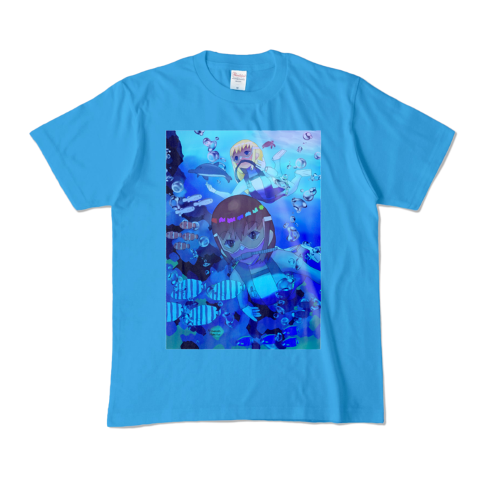 カラーTシャツ - M - ターコイズ (濃色)