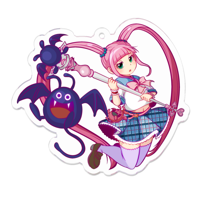 アクリルキーホルダー（コーティング） - 70 x 70 (mm)
