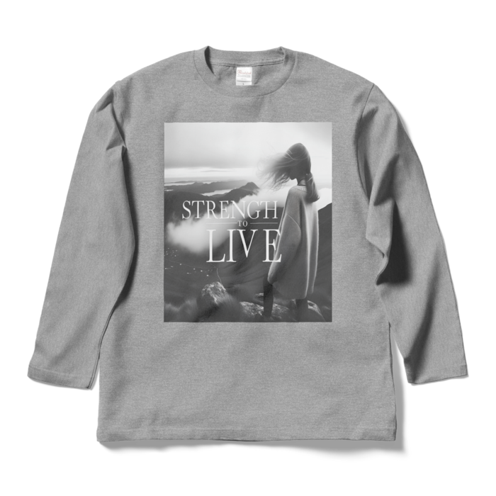 ロングスリーブTシャツ - L - 杢グレー