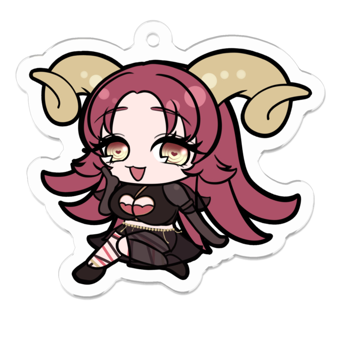 アクリルキーホルダー - 50 x 50 (mm)