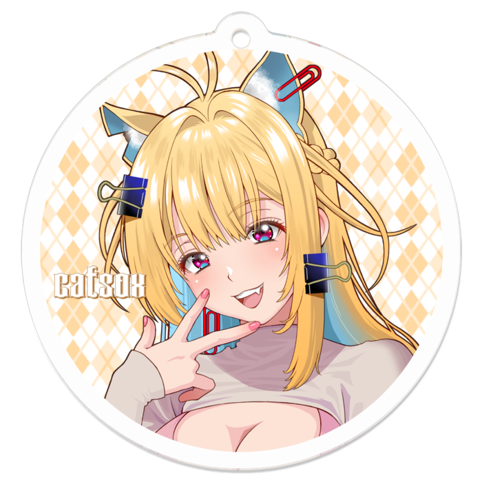 アクリルキーホルダー - 50 x 50 (mm)