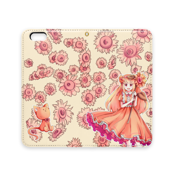 手帳型iPhoneケース(ベルトなし) - iPhone 6 Plus / 6s Plus - ストラップ穴 あり