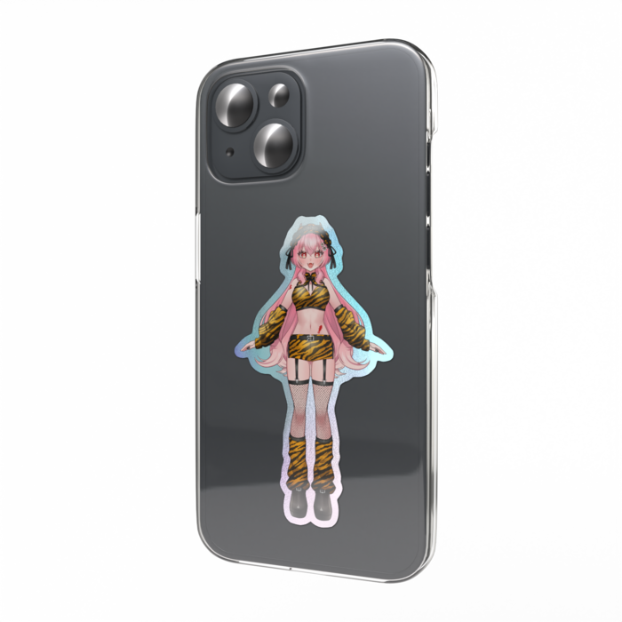 オーロラスマホステッカー - 縦