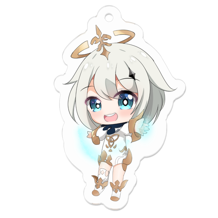 アクリルキーホルダー - 50 x 50 (mm)