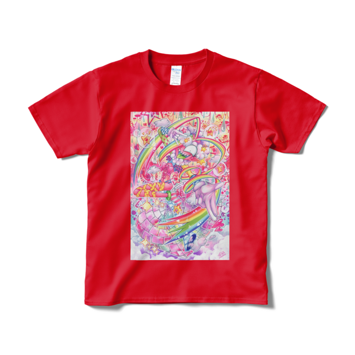 Tシャツ（短納期） - S - レッド