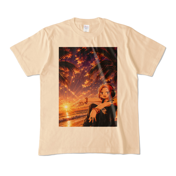 カラーTシャツ - M - ナチュラル (淡色)