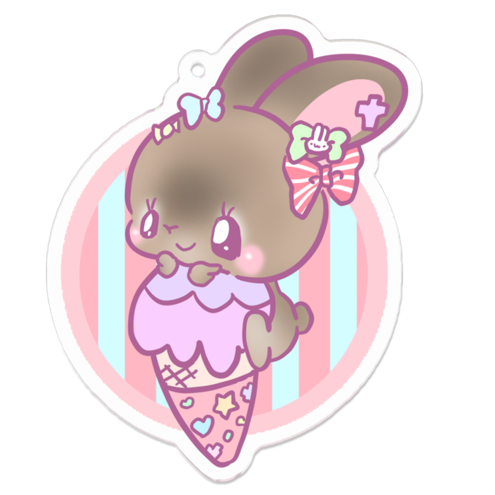 アクリルキーホルダー - 70 x 70 (mm)