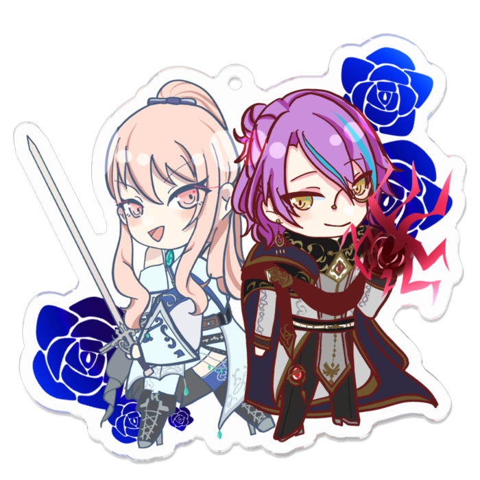 アクリルキーホルダー - 70 x 70 (mm)