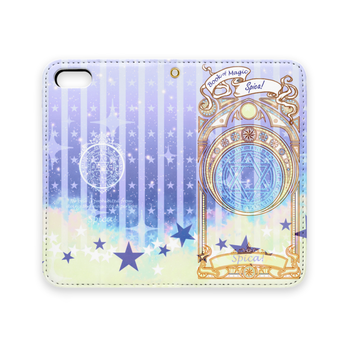 手帳型iPhoneケース（ベルトなし） - iPhone 5 / 5s / SE - ストラップ穴 あり