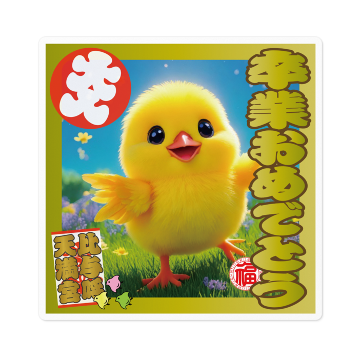 ステッカー - 100 x 100 (mm)