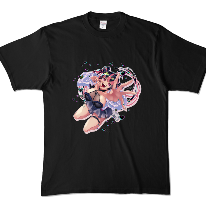 カラーTシャツ - XL - ブラック (濃色)