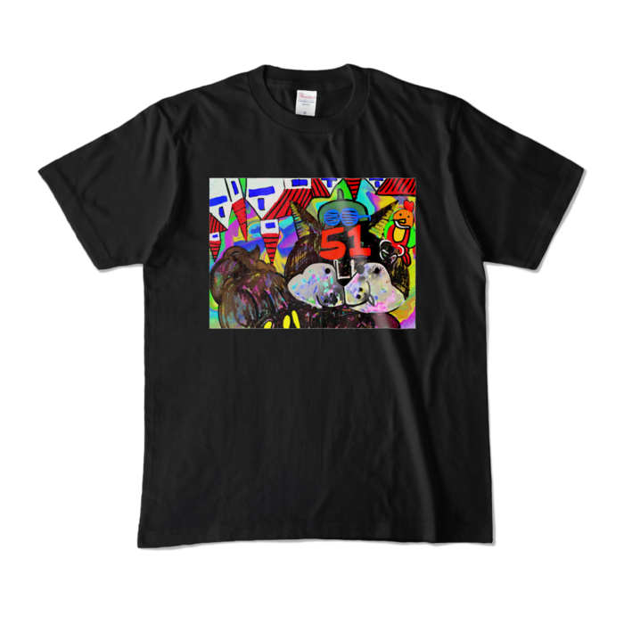 カラーTシャツ - M - ブラック (濃色)