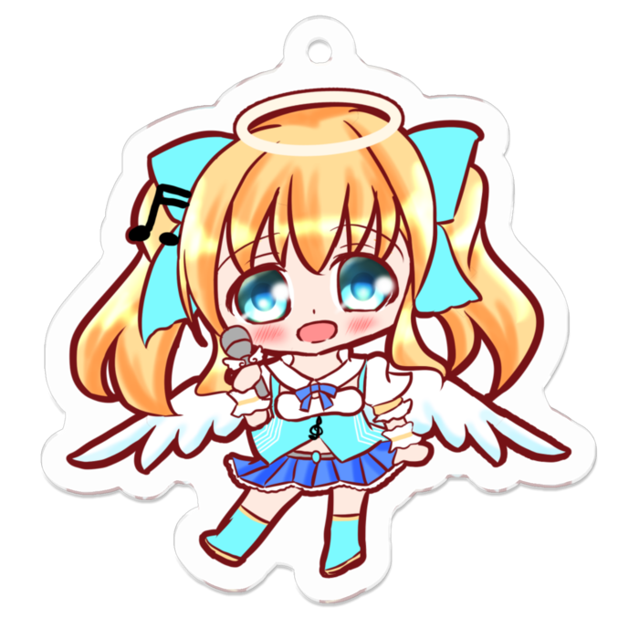 アクリルキーホルダー - 50 x 50 (mm)