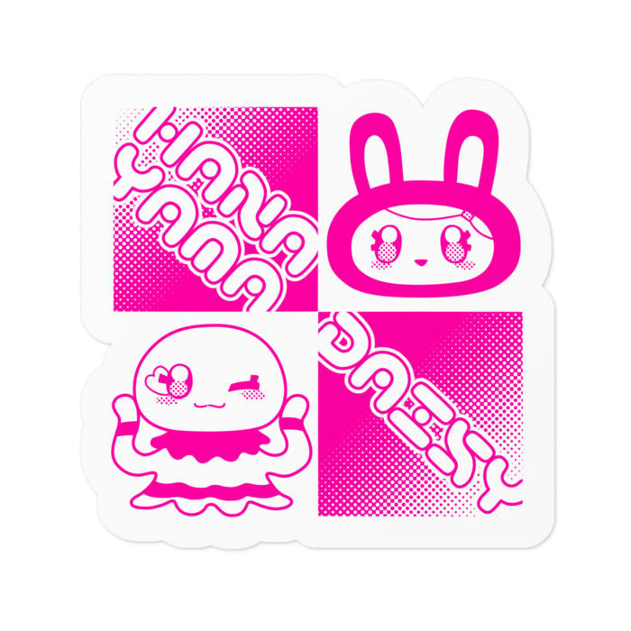 ステッカー - 100 x 100 (mm)