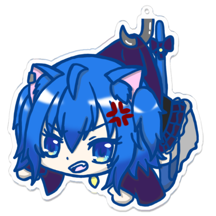 アクリルキーホルダー - 100 x 100 (mm)