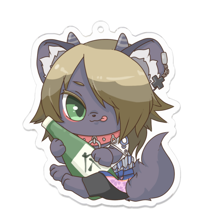 アクリルキーホルダー（コーティング） - 70 x 70 (mm)