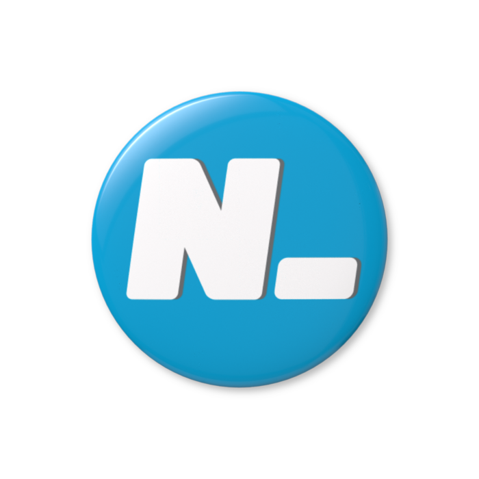 缶バッジ（バリュー） - 32mm　青