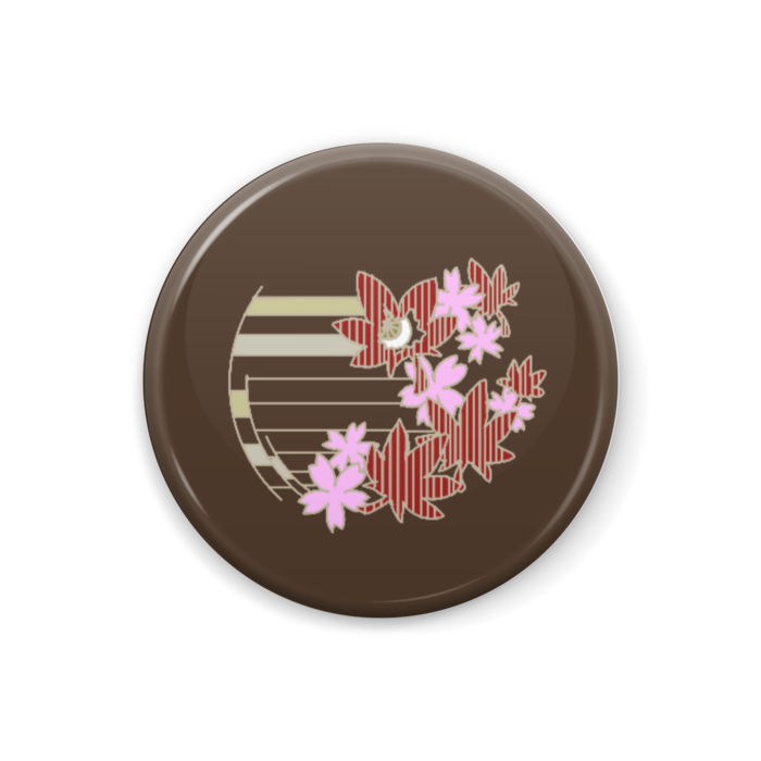 和柄缶バッジ 雲錦 うんきん ねこのレモン和え Booth