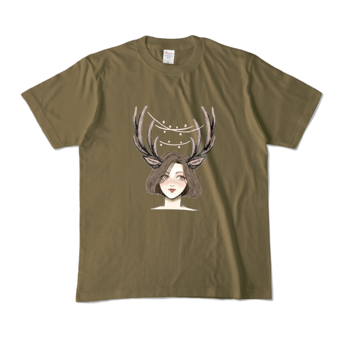 カラーTシャツ - M - オリーブ (濃色)