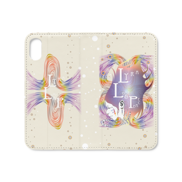 手帳型iPhoneケース（ベルトなし） - iPhone XS / X - ストラップ穴 なし