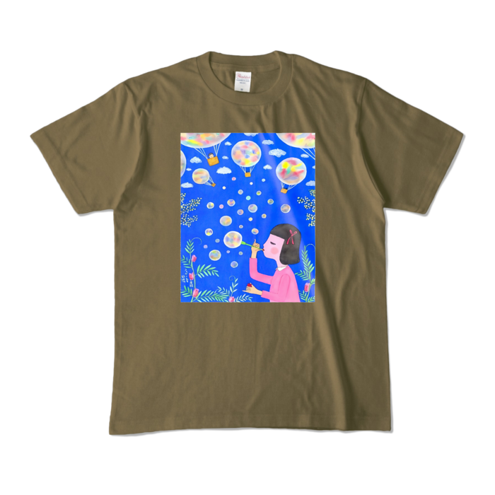 カラーTシャツ - M - オリーブ (濃色)