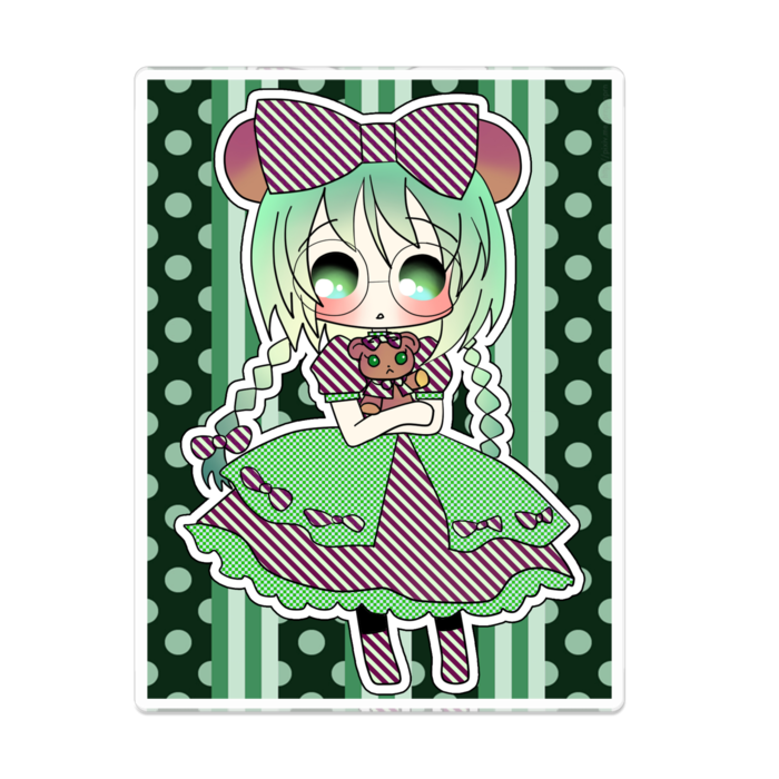 アクリルバッジ - 100 x 100 (mm)