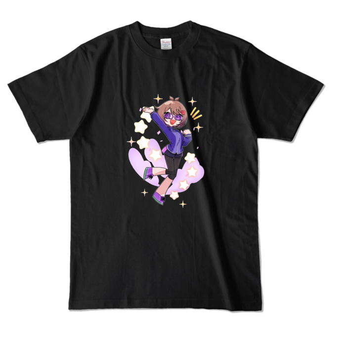 カラーTシャツ - L - ブラック (濃色)