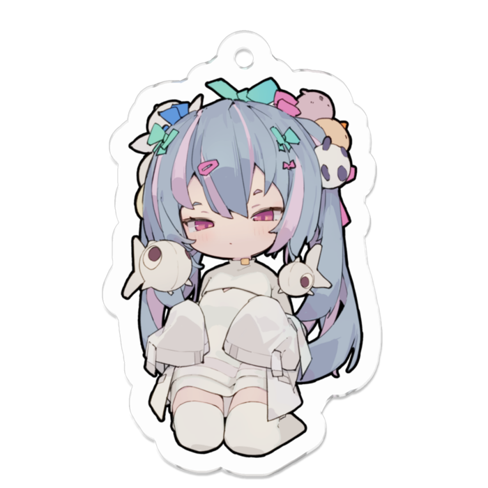 アクリルキーホルダー(コーティング) - 50 x 50 (mm)