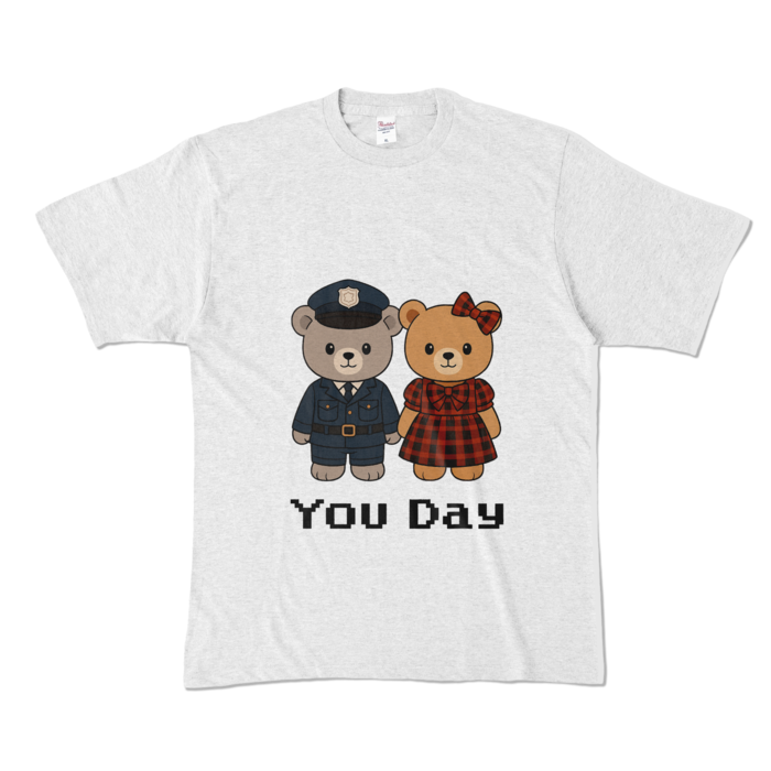 カラーTシャツ - XL - アッシュ (淡色)