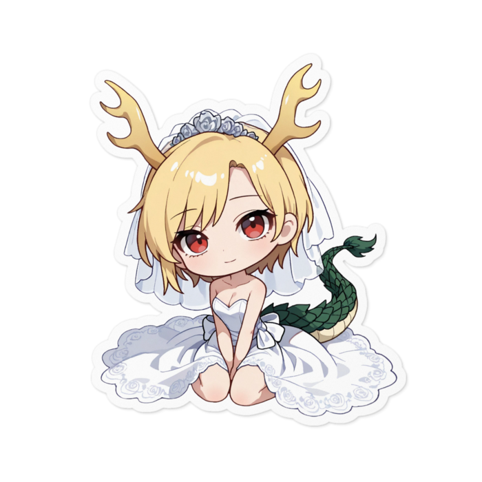 ステッカー - 100 x 100 (mm)(キャラのみ)