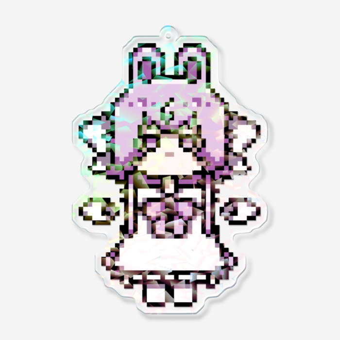 ホログラムアクリルキーホルダー - 100 × 100mm