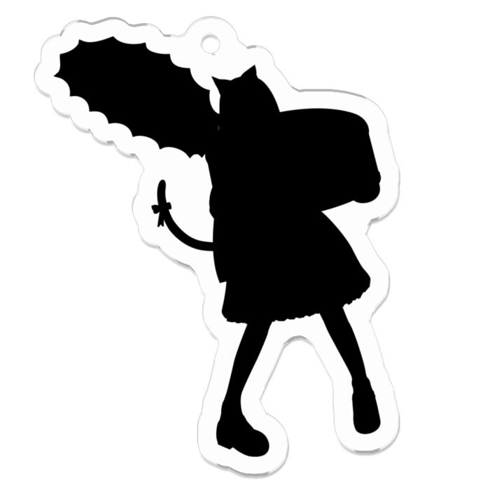 アクリルキーホルダー（コーティング） - 50 x 50 (mm)