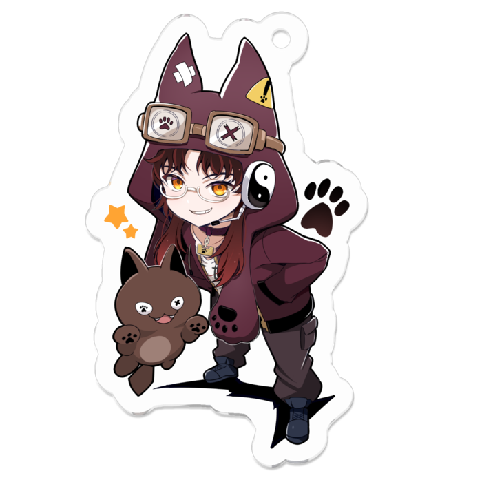 アクリルキーホルダー - 50 x 50 (mm)