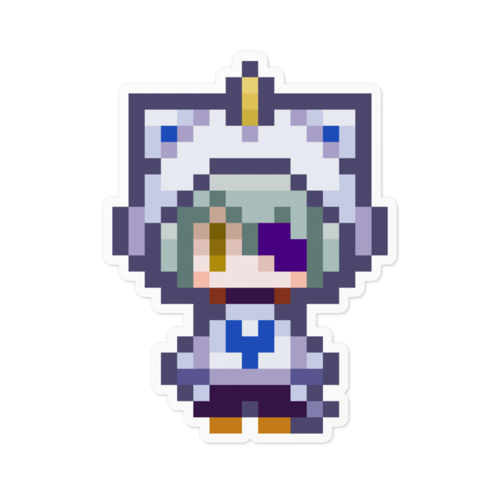 白金ドットステッカー（ホワイト） - 100 x 100 (mm)