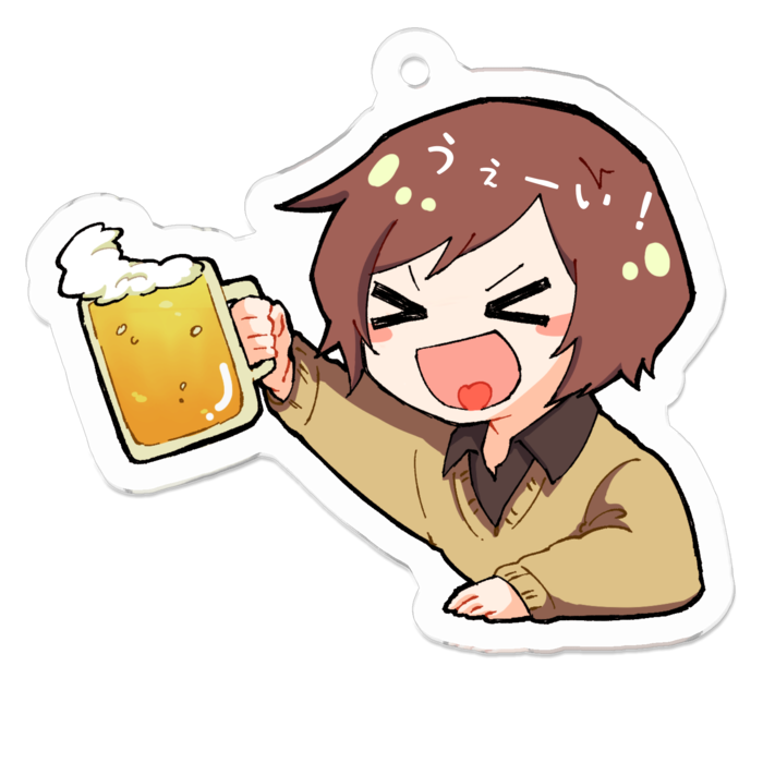 アクリルキーホルダー - 50 x 50 (mm)