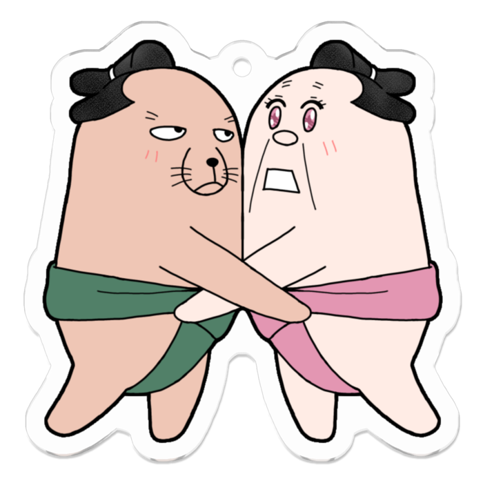 アクリルキーホルダー - 50 x 50 (mm)