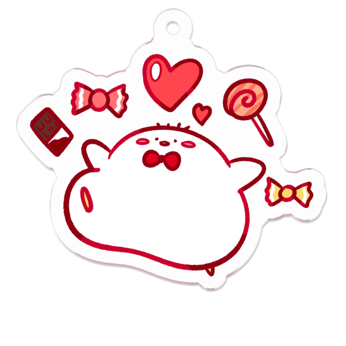 アクリルキーホルダー - 50 x 50 (mm)