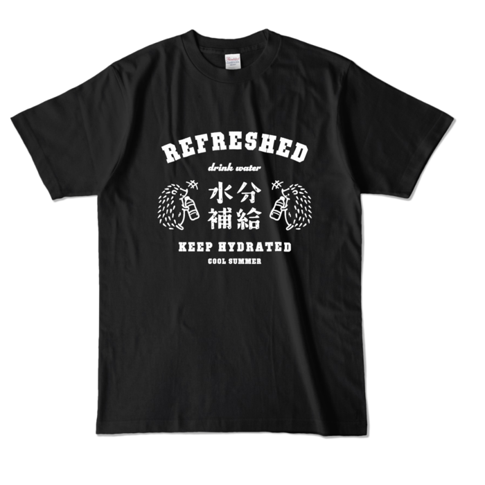 カラーTシャツ - L - ブラック (濃色)