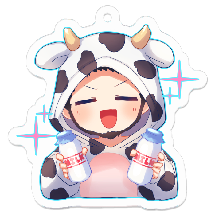 アクリルキーホルダー - 50 x 50 (mm)