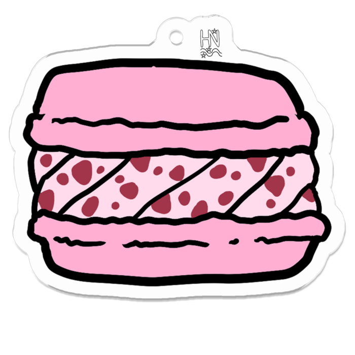 アクリルキーホルダー（コーティング） - 50 x 50 (mm)